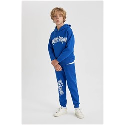 Defacto Erkek Çocuk Kapüşonlu Sweatshirt Eşofman Altı 2'li Takım B2922A823WN