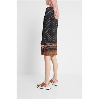 Vestido boho cerrado