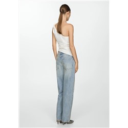 Jeans rectos tiro bajo