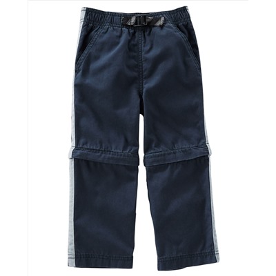 Zip-Off Convertible Canvas Pants