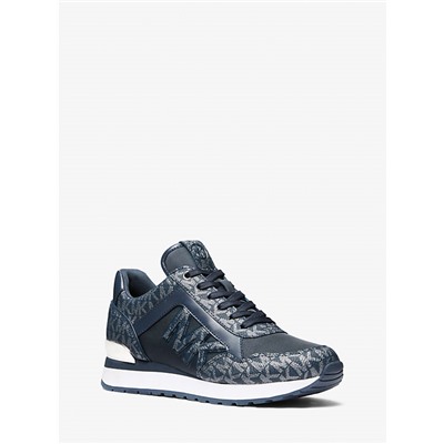 Maddy Metallic Signature Logo Trainer