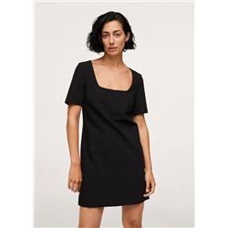 Vestido manga corta -  Mujer | MANGO OUTLET España