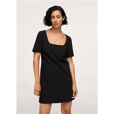 Vestido manga corta -  Mujer | MANGO OUTLET España