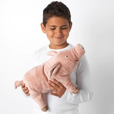 Stofftier, Schwein/rosa