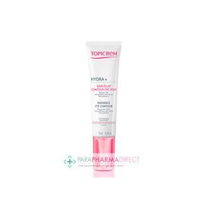 Topicrem Hydra+ - Soin Eclat Contour des Yeux - Yeux Sensibles 15 ml