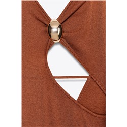KNIT DRESS WITH CUT OUT DETAIL
