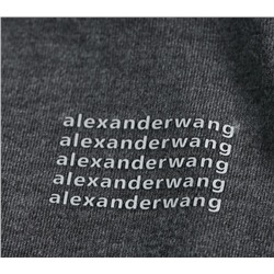 Мини ультракороткая хлопковая футболка  Alexanderwan*g ОРИГИНАЛ!