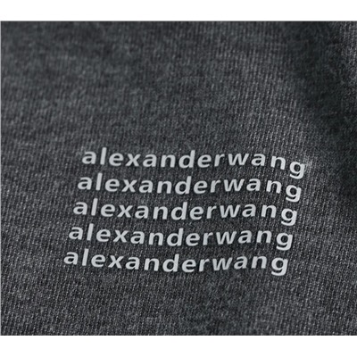 Мини ультракороткая хлопковая футболка  Alexanderwan*g ОРИГИНАЛ!