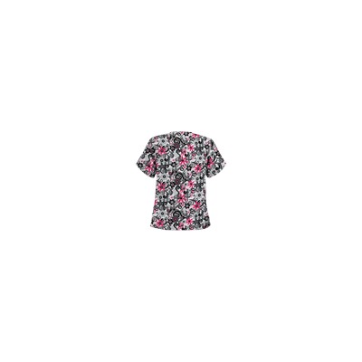 UA Floral A Gogo White Print Scrub Top