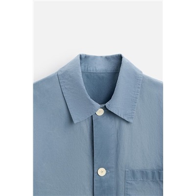 SOBRECAMISA EFECTO ENCERADO