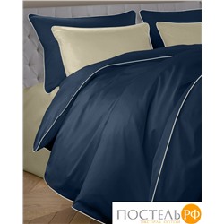 113310110-сгL15 Наволочка Satin Luxe 52х74 темно-синий