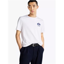 Embroidered Flag Crest T-Shirt