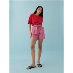 Bluse aus Leinenmischung