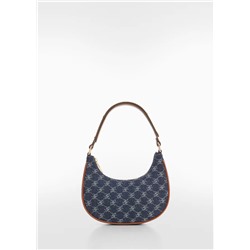Bolso hombro jacquard