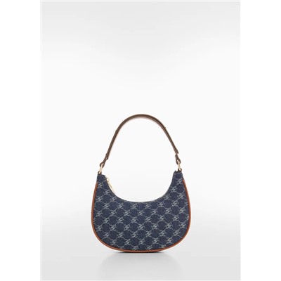 Bolso hombro jacquard