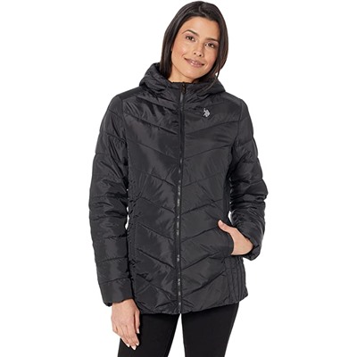 U.S. POLO ASSN. Narrow Channel w/ Hood Cozy Lining