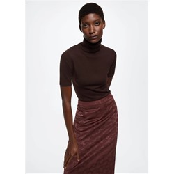 Falda jacquard textura -  Mujer | MANGO OUTLET Melilla