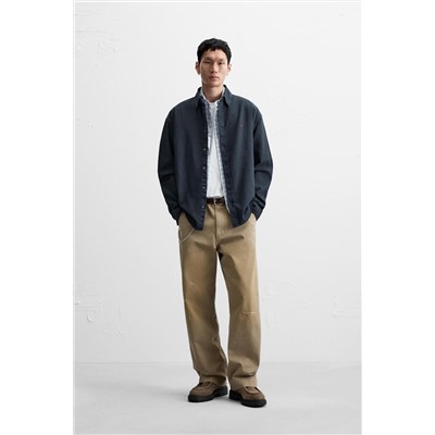 CAMISA TWILL BORDADO