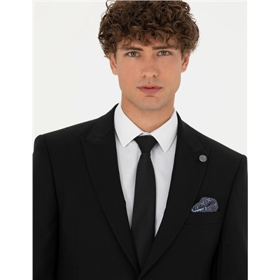 Siyah Slim Fit Takım Elbise