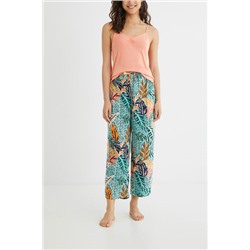Camiseta pijama tirantes encaje