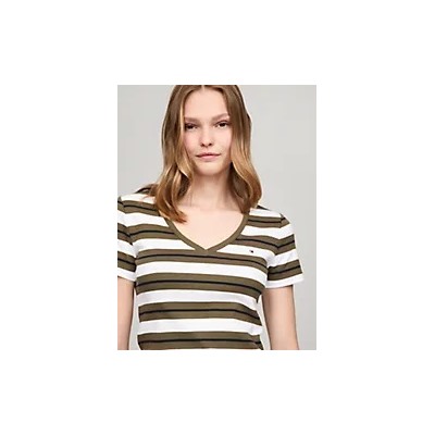 Stripe V-Neck Favorite T-Shirt