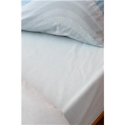 Suivre King Size %100 Pamuk Ranforce Baskılı Nevresim Takımı - Turkuaz