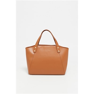 Bolso de piel Parl Camel