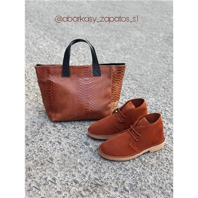 AB.Z. SAFARY RUST+PELLE SERPIENTE 410 RUST АКЦИЯ