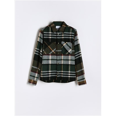 UNISEX Karierte Hemdjacke