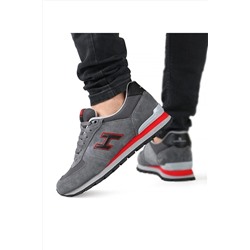 Hammer JackPeru Unisex Sneaker Günlük Spor Ayakkabı 19250 Meet Gri Kırmızı Laci