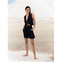 POLKA DOT BERMUDA SHORTS