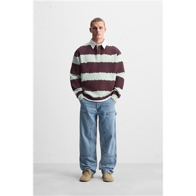 POLO ESTAMPADO RAYAS TIE DYE