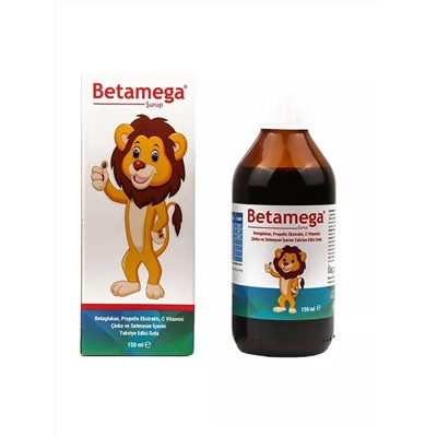 Сироп для детей 4-10 лет Betamega, 150 мл