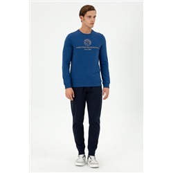 Erkek İndigo Sweatshirt