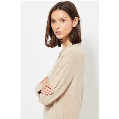 Vestido polo - Beige