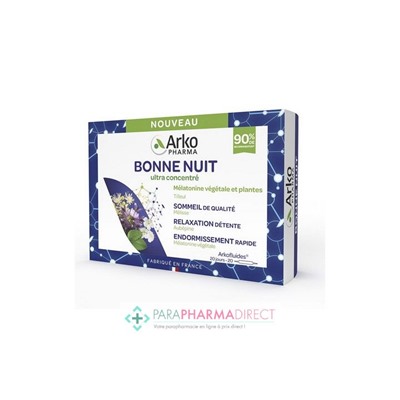 ArkoPharma ArkoFluides - Bonne Nuit - Ultra Concentré - 20 ampoules