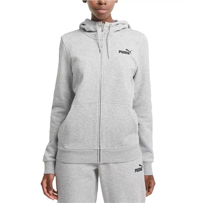 Puma Women's Long-Sleeve Zip-Front Hooded Sweatshirt
