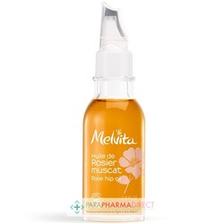 Melvita Huile de Rosier Muscat - Hydratante & Revitalisante - BIO 50ml