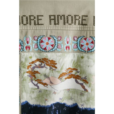 Parka con cenefas Amore