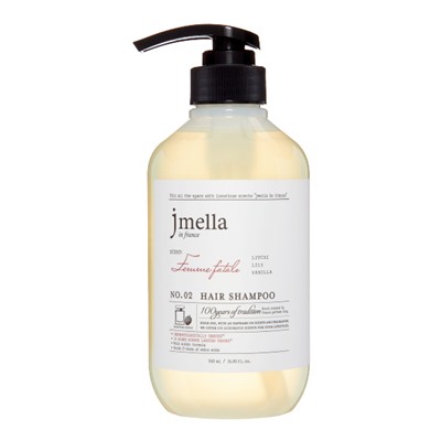 JMELLA IN FRANCE FEMME FATALE HAIR SHAMPOO Шампунь для волос "Личи, лилия, ваниль" 500мл