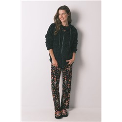 Bata corta borreguito negro "Día de muertos"