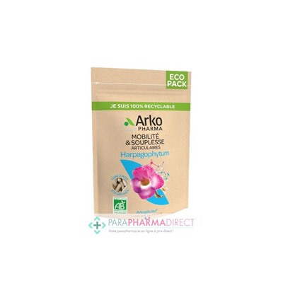 Arkopharma ArkoGélules - Harpagophytum - Mobilité et Souplesse Articulaires BIO 270 gélules - ECO PACK