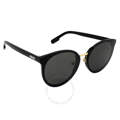 KENZOBrown Round Unisex Sunglasses