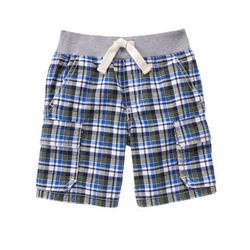 Plaid Cargo Shorts