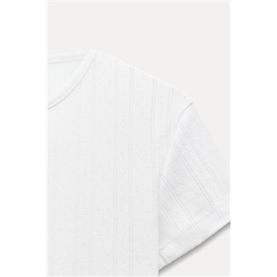 POINTELLE T-SHIRT