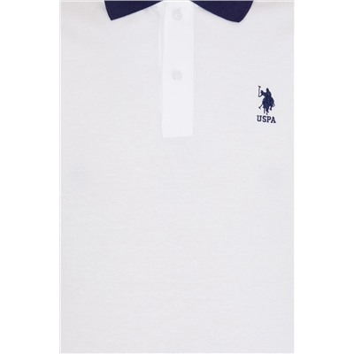 Erkek Beyaz Polo Yaka Tişört