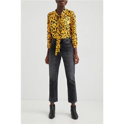 Body camisero leopardo