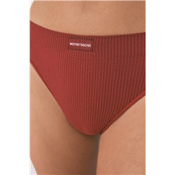 Braga tanga sin costuras granate