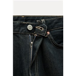 JEANS TRF RELAXED MINI FOLD UP LOW RISE