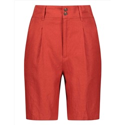 Damen Bermuda - Leinen-Mix